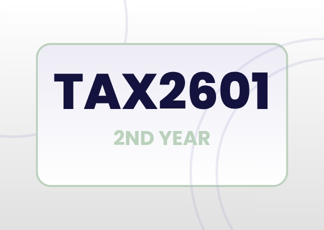 Principles of Taxation